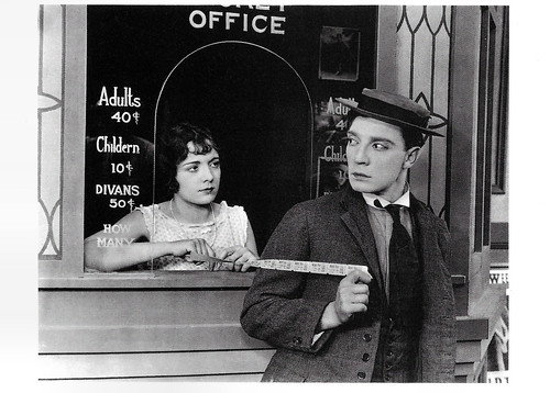 Buster Keaton and Kathryn McGuire in Sherlock Junior (1924)