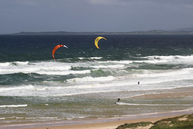 Kite surfing, Port Kembla Beach