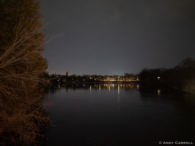 Otonabee River, night
