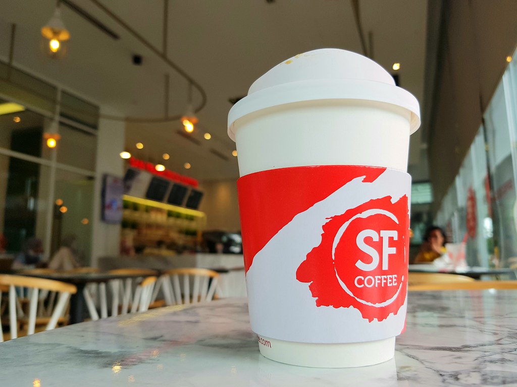 拿鐵 Latte rm$12 @ San Francisco Coffee at 吉隆坡 KL 孟沙南 Bangsar South
