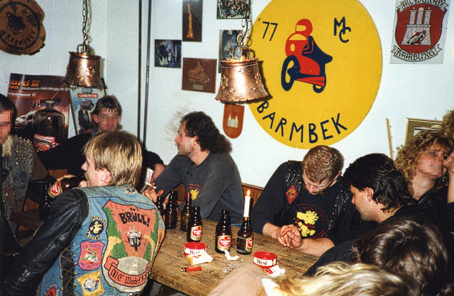 Party beim MC Barmbek Hamburg in den 1980ern