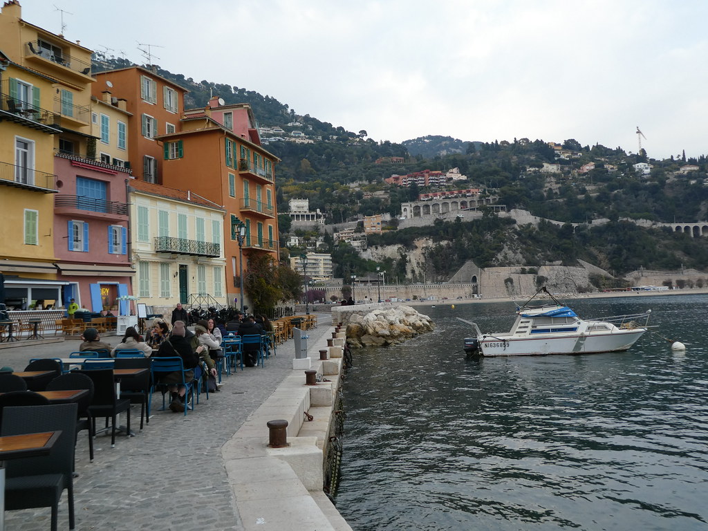 The scenic harbour at Villefranche-sur-Mer