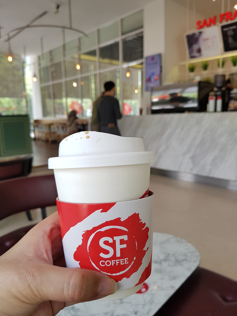 拿鐵 Latte rm$12 @ San Francisco Coffee at 吉隆坡 KL 孟沙南 Bangsar South