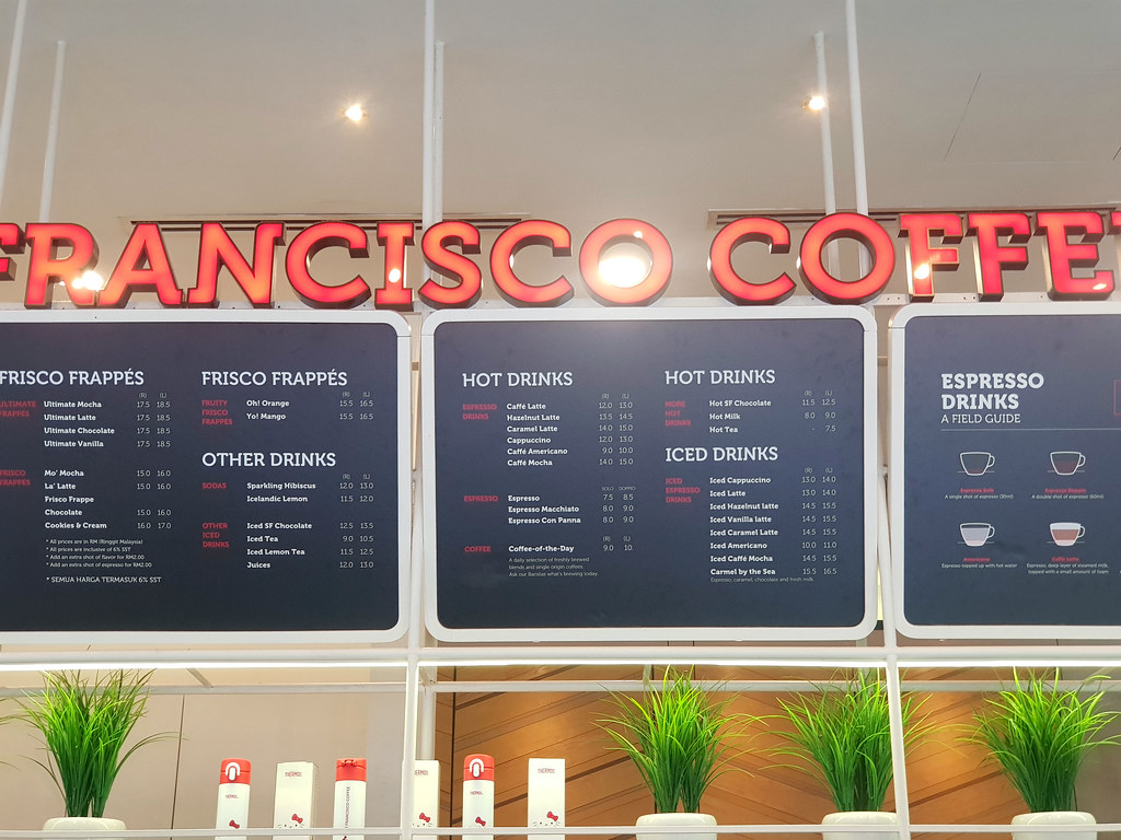 @ San Francisco Coffee at 吉隆坡 KL 孟沙南 Bangsar South