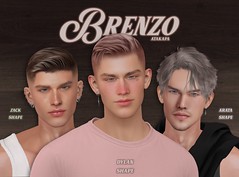 Dylan (Eon), Zack (Jon), and Arata (Eon) Shapes by -Brenzo-  all for Belleza Jake and Legacy Athletic!