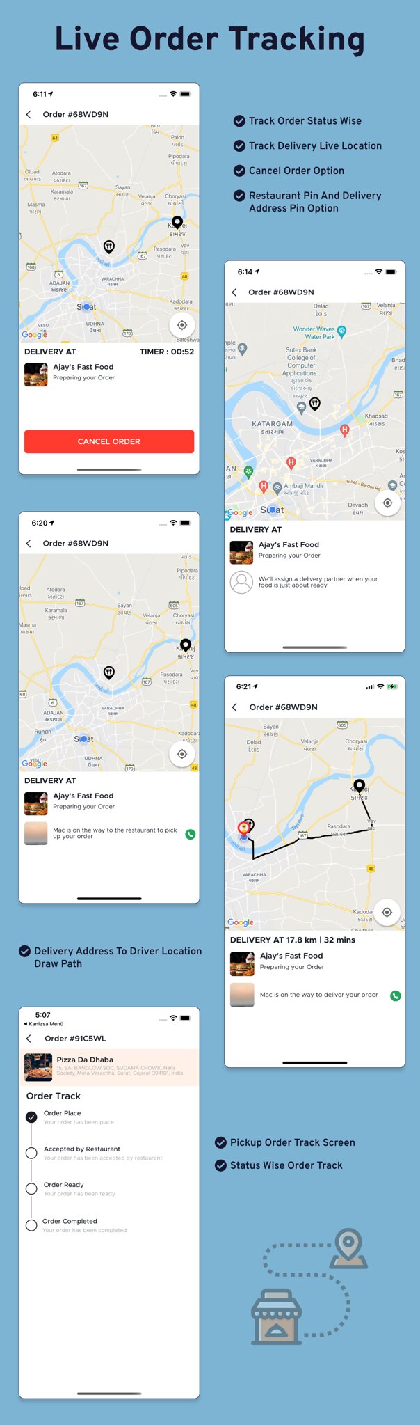 Multi Restaurant - Food ordering iOS App with Admin Panel - 14