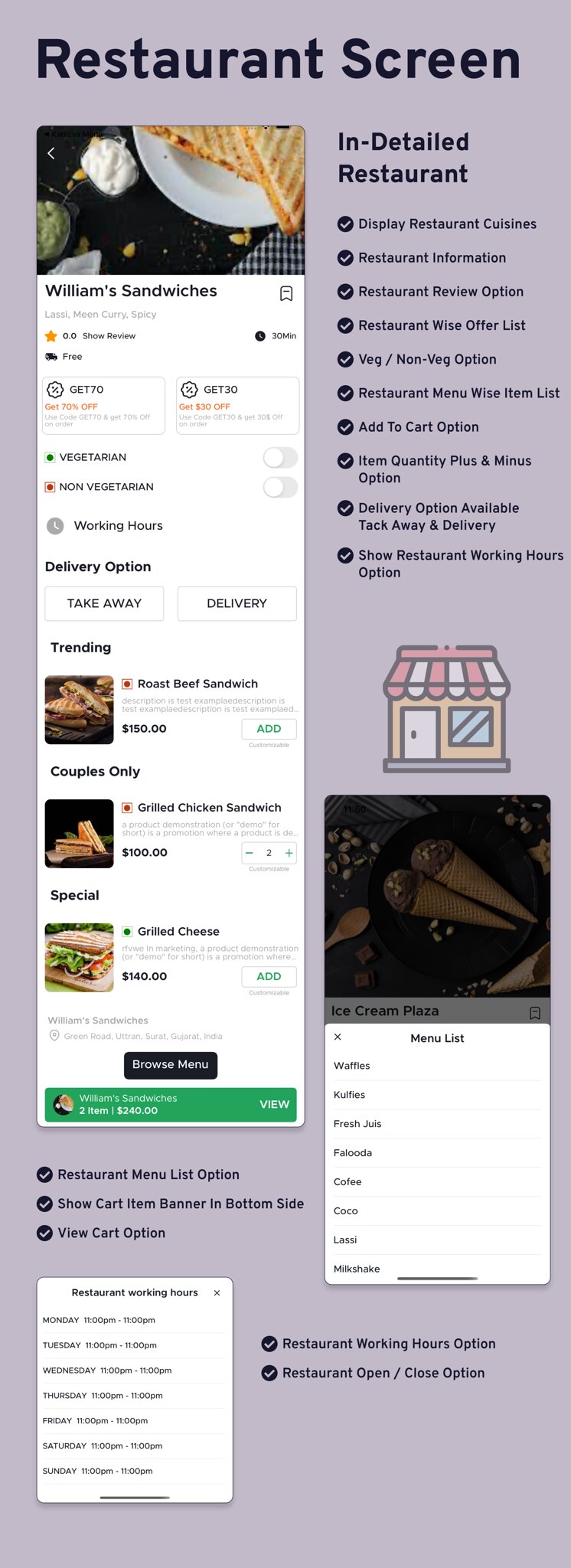 Multi Restaurant - Food ordering Android App with Admin Panel - 7