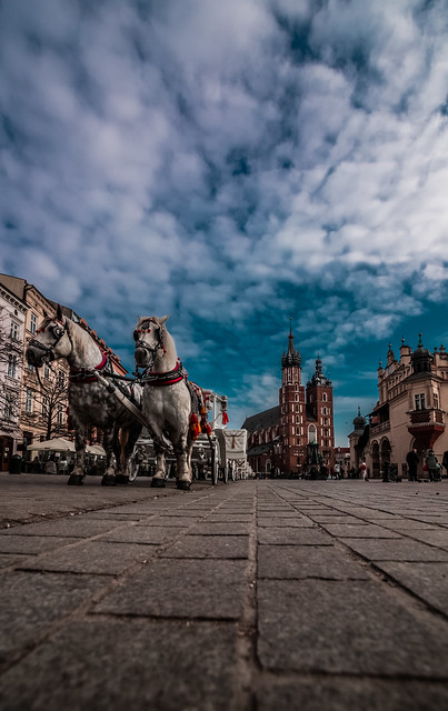 Krakow old town square