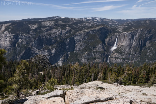 Yosemite Falls and Valley from Sentinel Dome