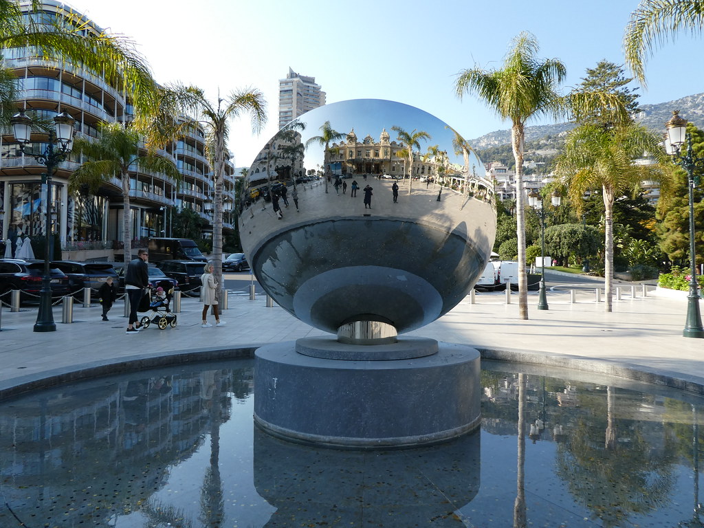 Sky Mirror Sculpture, Casino Square, Monte Carlo