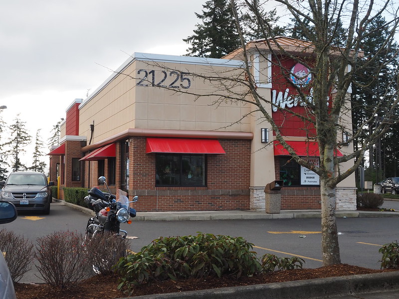 Poulsbo Wendy's: Got a couple of breakfast sandwiches here.
