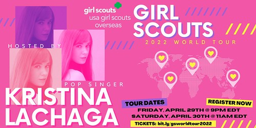 USA Girl Scouts Overseas' Girl Scout World Tour 2022