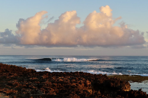 hawaii oahu kuilimapoint morning lava rocks ocean beach waves water clouds pacificocean northshore nature seascape throughherlens wpd22nature