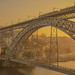 Good day in Porto (sunset). Puente Luiz I