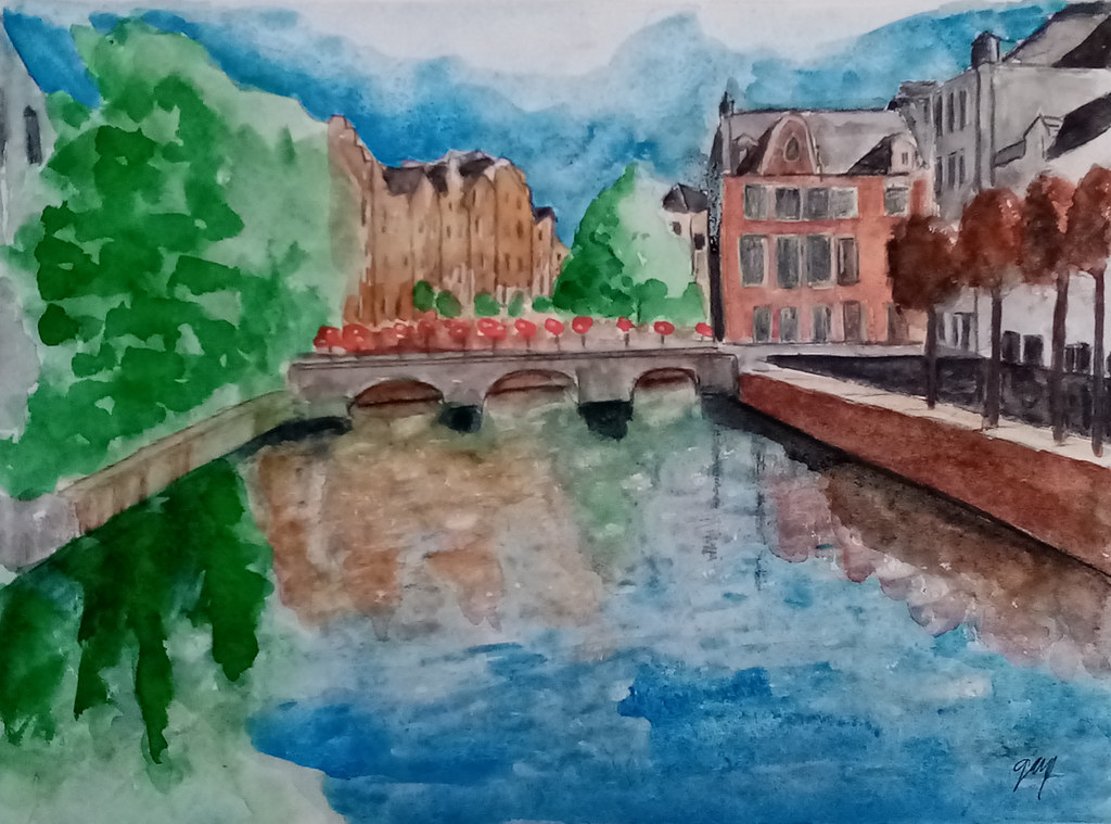 Ghent water color
