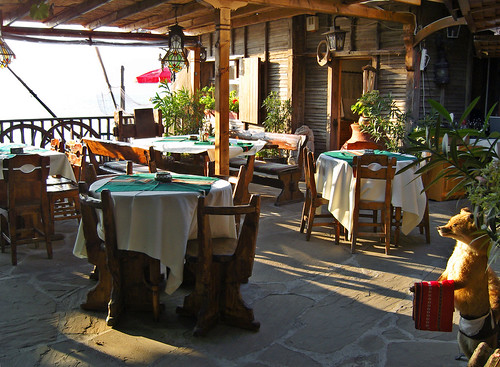 Sozopol cafe. From Where to go on holiday in Bulgaria