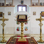22 марта 2022, Освящение креста центрального купола храма в честь Рождества Пресвятой Богородицы в г. Старицы