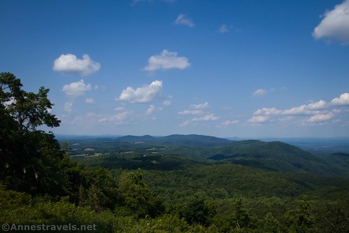 Views from The Saddle Overlook, Blue Ridge Parkway, Virginia