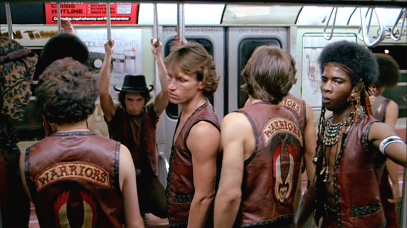 The Warriors in the subway