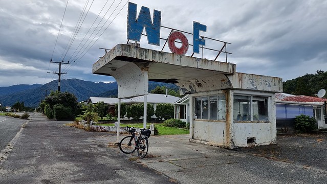 WOF Waimangaroa (old Mobil Sign I reckon)