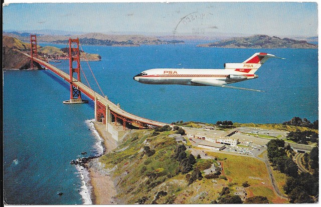 Pacific Southwest Airlines Postcard