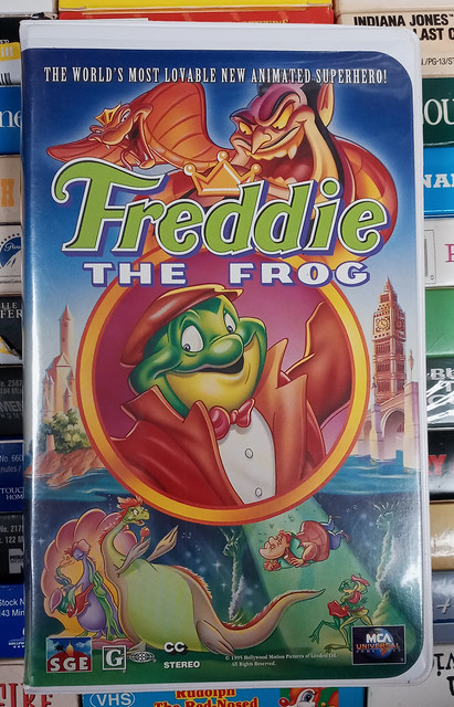 Freddie the Frog (1995, VHS) -- MCA/Universal Home Video and Shapiro Glickenhaus Entertainment