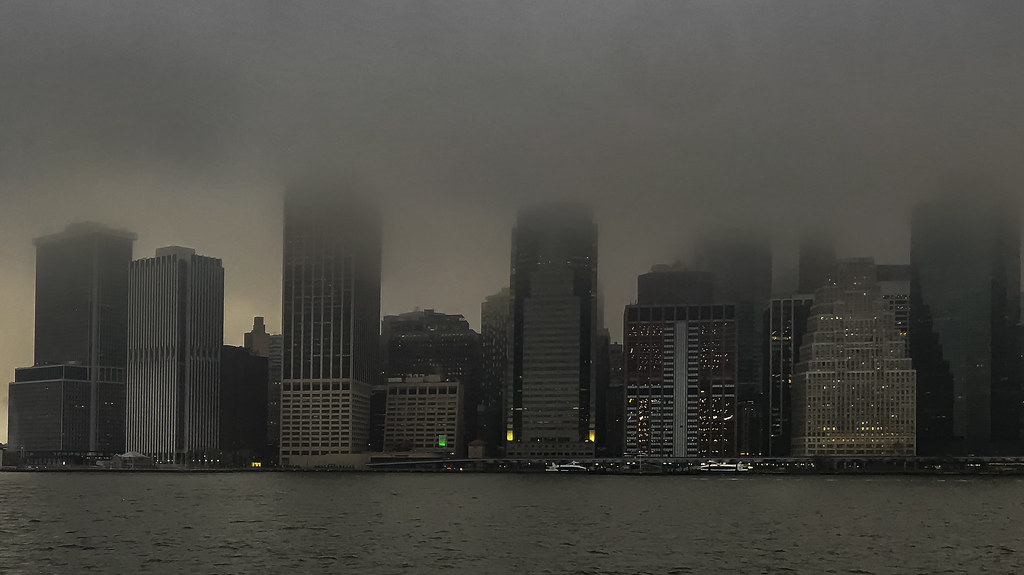 Foggy NYC Skyline