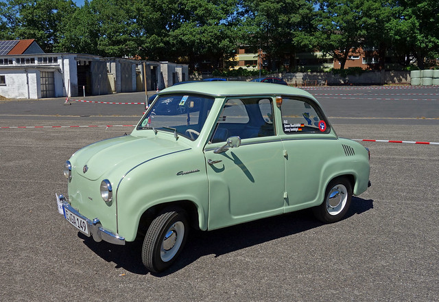 Goggomobil T 250 : hinten angeschlagene Türen + Kurbelfenster = 1957 - 1964