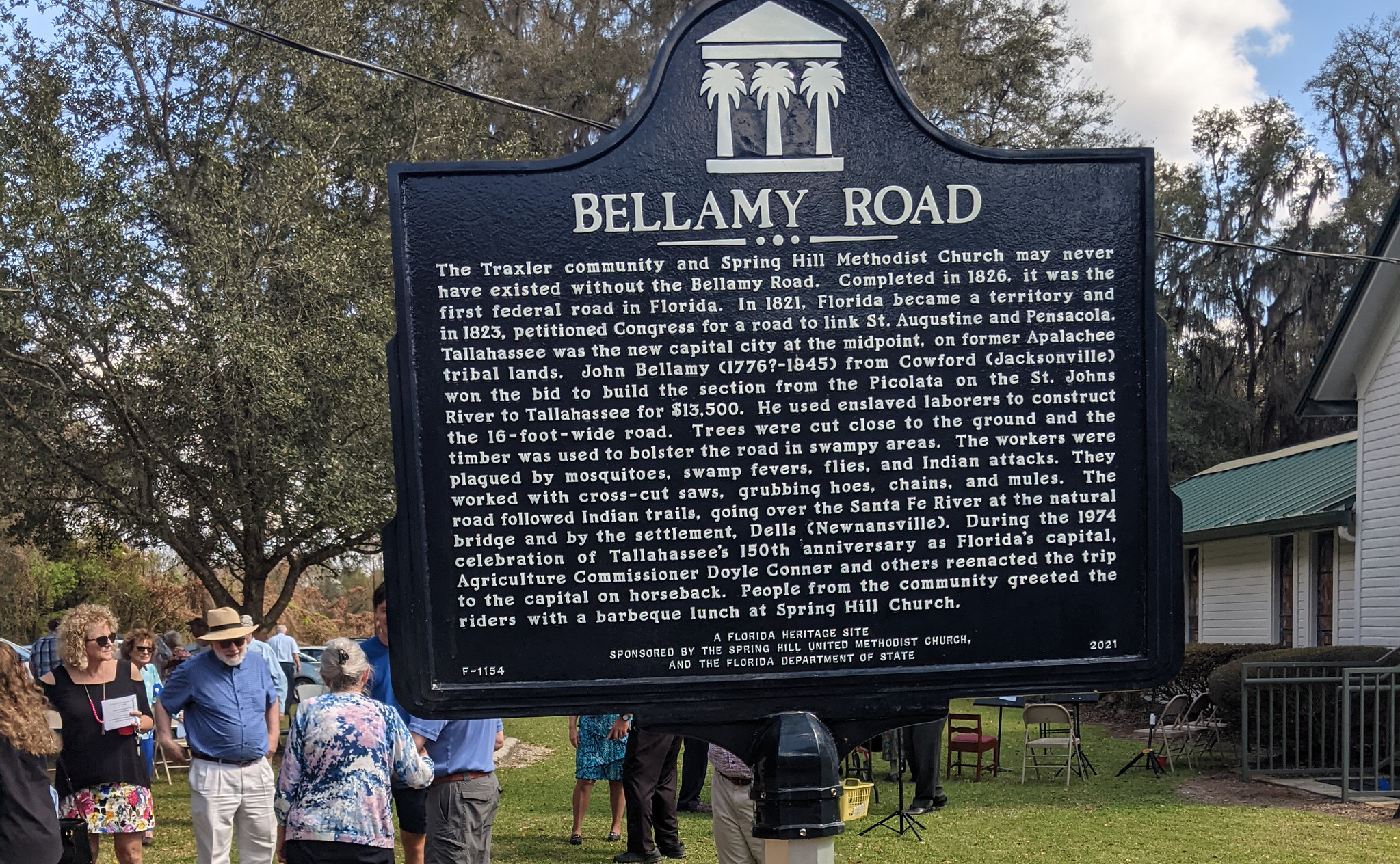 Bellamy Road Marker
