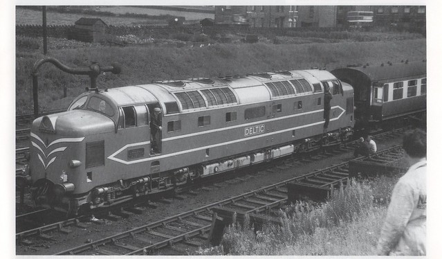 First BR Class 55 'Deltic' diesel locomotive, Carlisle-Skipton route, 1956.