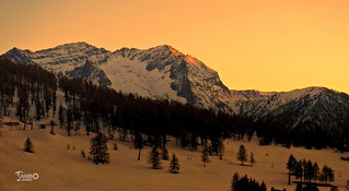 Tramonto sulle Alpi - Sunset in the Alps