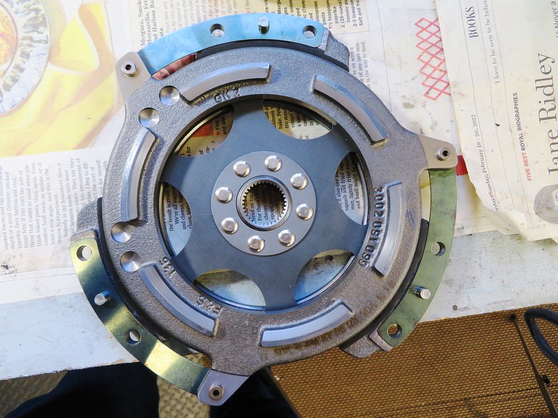 Clutch Pack Assembled For Installation On Face Of Flywheel