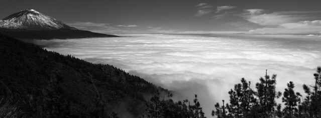 sea of clouds on Teide