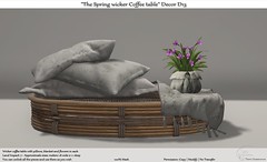 .:Tm:.Creation "The Spring wicker Coffee table" Decor D13