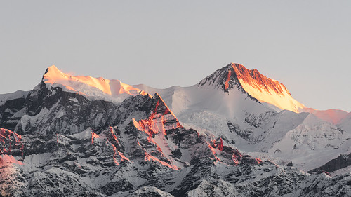 asia nepal pokhara sarangkot annapurna sunrise mountains winter sony sonyα6600 tamron70300mmf4563diiiirxd