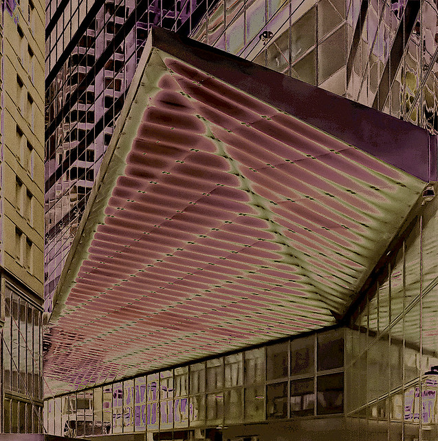 Geometric Shapes of Architecture Structure NYC