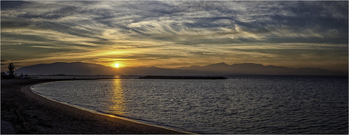 Untitled by Luc V. de Zeeuw, Tourlida, Greececlouds coast coastline seascape water sunrise landscape waves greece seaview tourlid