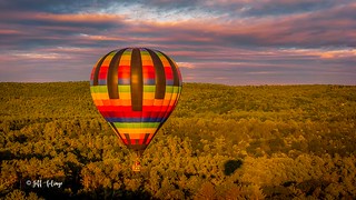 Balloon over Quechee Vermont