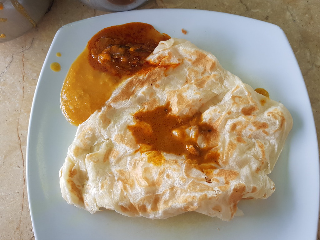 印度煎餅 Roti Canai rm$1.60 @ Richfield Curry House USJ 1