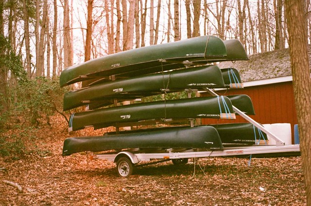 Canoes.