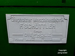 DE-57234 Wilnsdorf Museum Feldbahnlok Diema DL8 (1829/1955)  im Oktober 2021