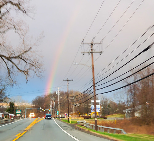 Rainbow over Marlboro, NY