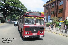 NA-4057 Yatinuwara Depot Ashok Leyland - Viking 222 Hino ppwer B+ type bus at Kandy in 17.03.2016