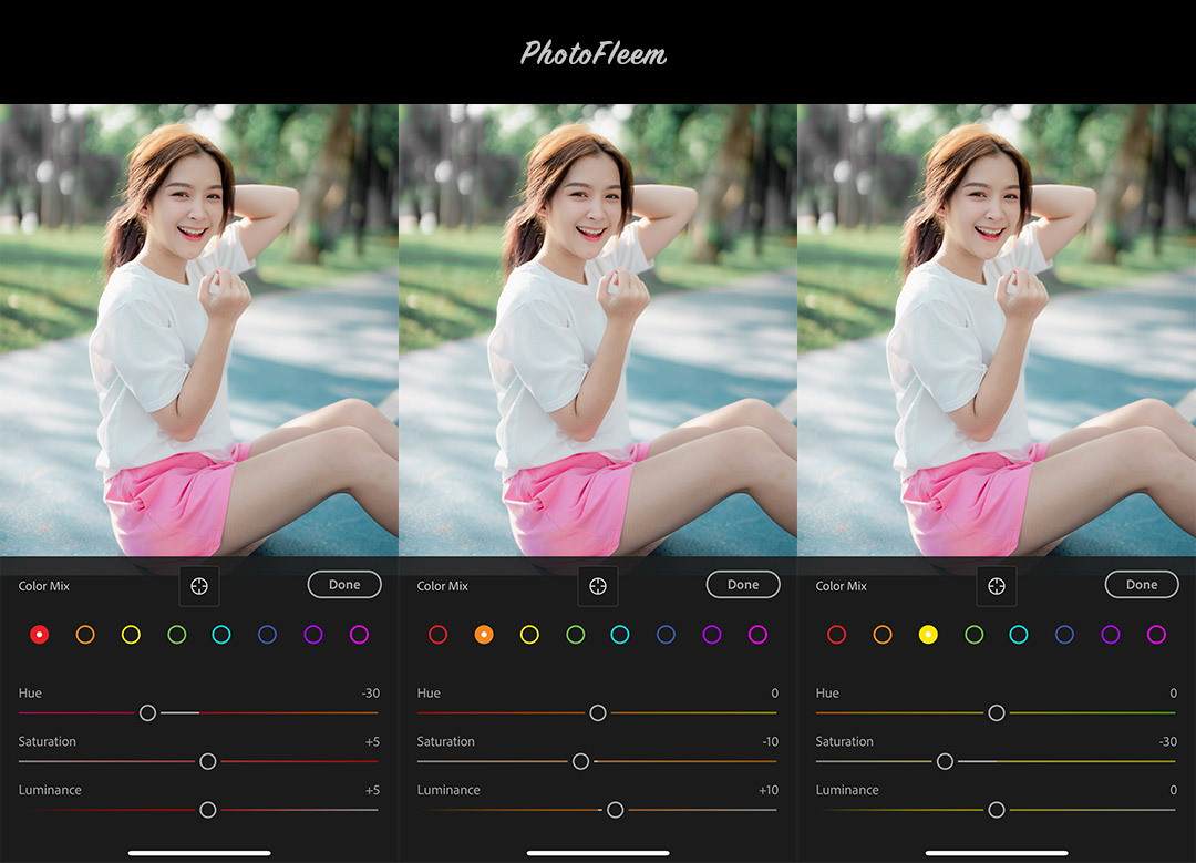 วิธีแต่งรูป Lightroom โทน Sweet Vintage