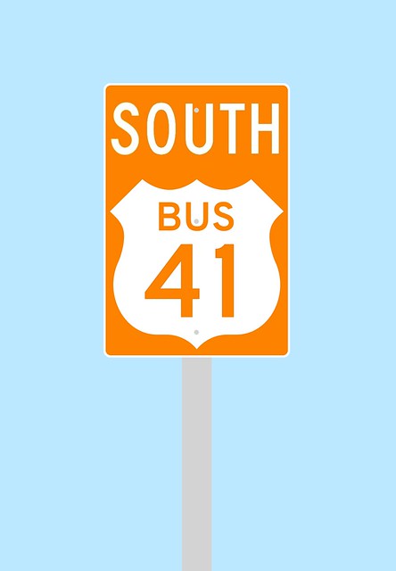 Florida Business U.S. 41 sign (version 1)