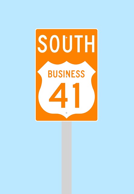 Florida Business U.S. 41 sign (version 2)
