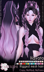 [^.^Ayashi^.^] Hayato hair & horns & earrings special for Neo-Japan