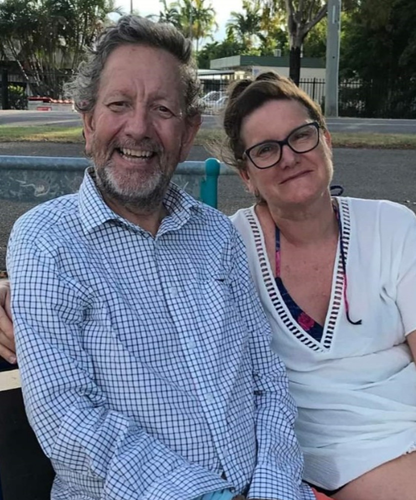 Sam's parents in Townsville, Australia