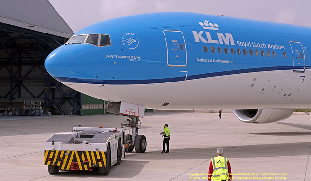PH-BVI LMML 28-03-2022 KLM Royal Dutch Airlines Boeing 777-306ER CN 35947