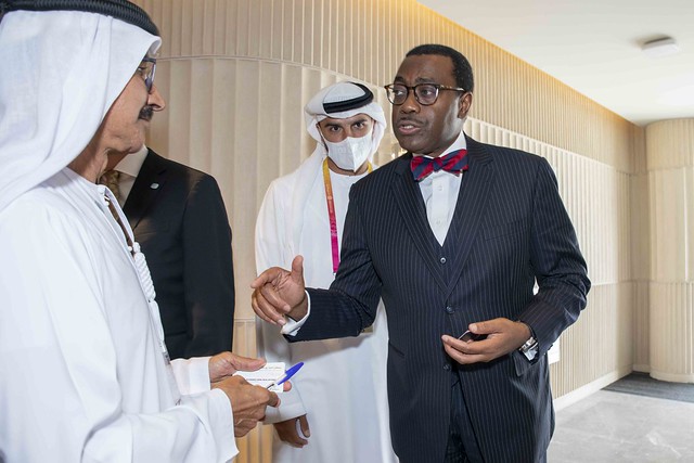 Dr. Adesina visiting Dubai Expo